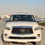Infiniti QX80 5.6L Petrol 2019 Model Year White Color Exterior - Thumbnail 2