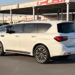 Infiniti QX80 5.6L Petrol 2019 Model Year White Color Exterior - Thumbnail 5