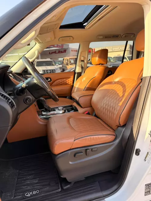 Infiniti QX80 5.6L Petrol 2019 Model Year White Color Exterior