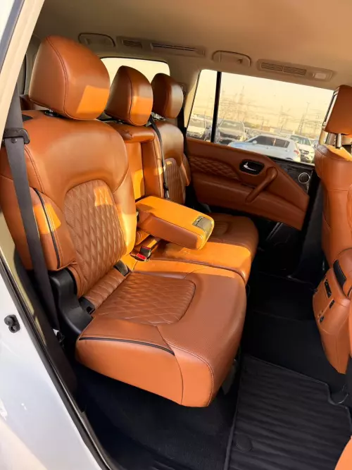 Infiniti QX80 5.6L Petrol 2019 Model Year White Color Exterior