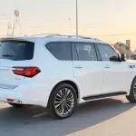Infiniti QX80 5.6L Petrol 2019 Model Year White Color Exterior - Thumbnail 9