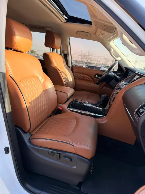 Infiniti QX80 5.6L Petrol 2019 Model Year White Color Exterior