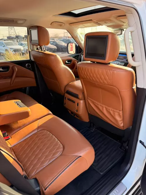 Infiniti QX80 5.6L Petrol 2019 Model Year White Color Exterior
