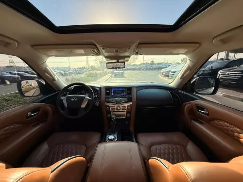 Infiniti QX80 5.6L Petrol 2019 Model Year White Color Exterior