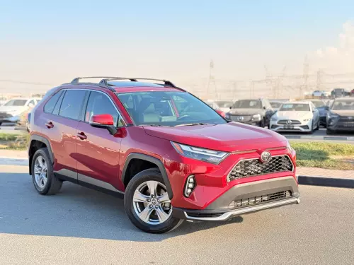 Toyota Rav4 XLE 2.5L Petrol 2023 Model Year Red Color Exterior 