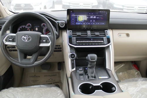 Toyota Land Cruiser 300 VX-S Petrol Twin Turbo 2025 - Black - Beige Interior - Carsooq