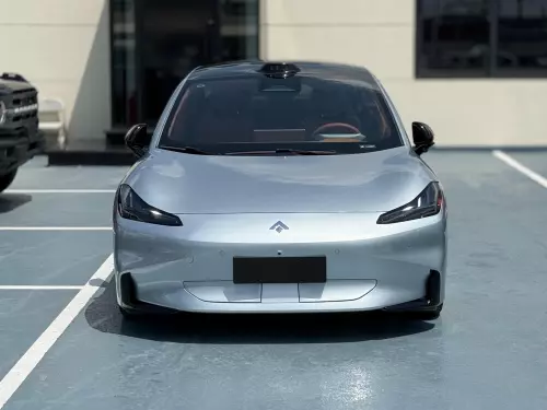 GAC AION Hyper GT EV 71.6 kWh 2024 Model Silver Color Exterior