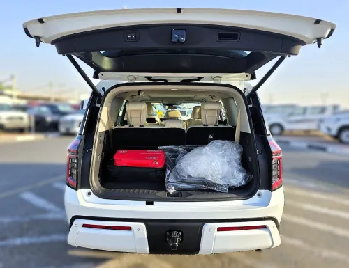 نيسان باترول SE بمحرك Twin-Turbo V6 موديل 2026 جديدة - أبيض