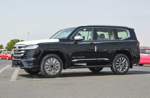 تويوتا لاند كروزر VX بمحرك 3.5L توين توربو موديل 2025 جديدة - أسود