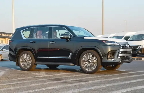 Lexus LX600 Turbo Sport 2025 Model Year Black Exterior