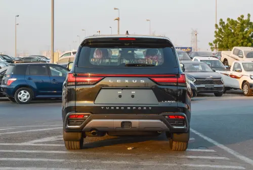 Lexus LX600 Turbo Sport 2025 Model Year Black Exterior