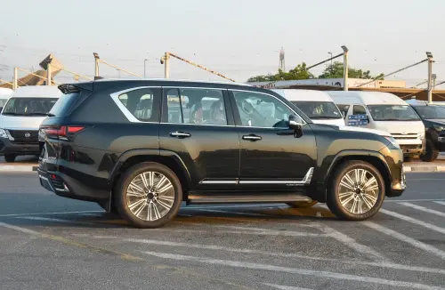 Lexus LX600 Turbo Sport 2025 Model Year Black Exterior
