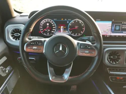 سيارة مرسيدس-بنز G550 بمحرك V8 موديل 2019 مستعملة - أسود