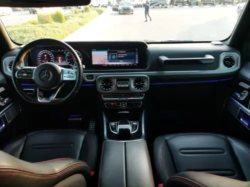 سيارة مرسيدس-بنز G550 بمحرك V8 موديل 2019 مستعملة - أسود