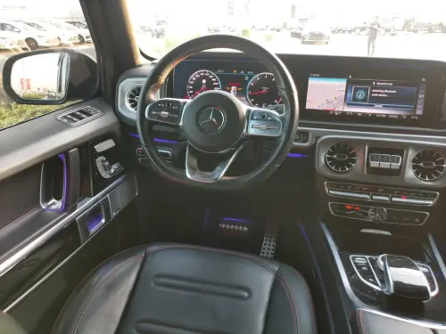 سيارة مرسيدس-بنز G550 بمحرك V8 موديل 2019 مستعملة - أسود