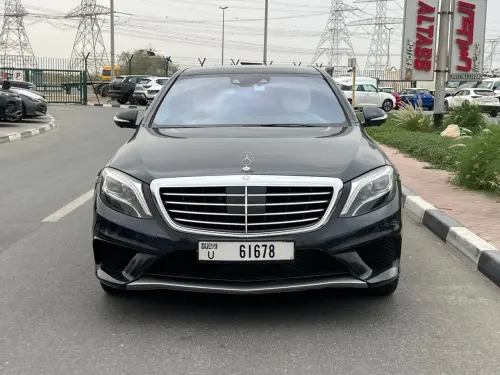 سيارة مرسيدس-بنز S63 AMG موديل 2014 مستعملة - أسود