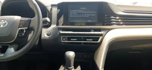 Toyota Camry 2.5L petrol 2025 Model Year White / beige