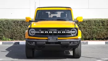 Ford Bronco Outer Bank Soft Top 4Cylinder 4Doors Yellow Inside Tan Blk 2022