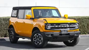 Ford Bronco Outer Bank Soft Top 4Cylinder 4Doors Yellow Inside Tan Blk 2022
