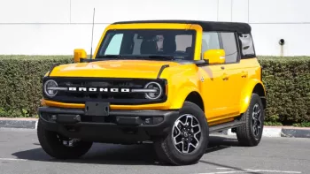 Ford Bronco Outer Bank Soft Top 4Cylinder 4Doors Yellow Inside Tan Blk 2022