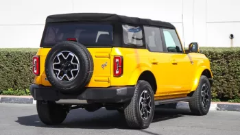 Ford Bronco Outer Bank Soft Top 4Cylinder 4Doors Yellow Inside Tan Blk 2022