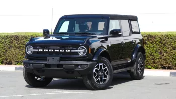 Ford Bronco Outer Bank Soft Top V6 4Doors Black Inside Tan 2022