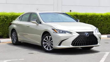 Lexus ES300h Hybrid Outside Titanium Inside Tan 2022.