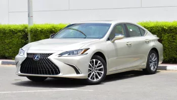 Lexus ES300h Hybrid Outside Titanium Inside Tan 2022.