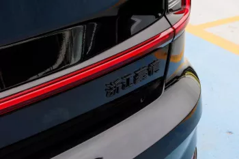 Polestar 2 Full Electric Car Outside Black Inside Grey 2022.