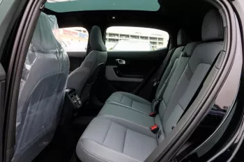 Polestar 2 Full Electric Car Outside Black Inside Grey 2022.