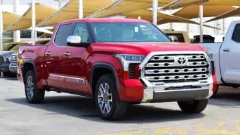 New Tundra 1794 Edition 4WD Outside Maroon Inside White 2022.