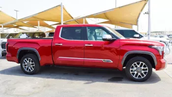 New Tundra 1794 Edition 4WD Outside Maroon Inside White 2022.