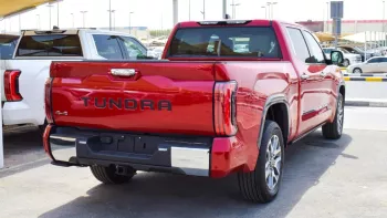 New Tundra 1794 Edition 4WD Outside Maroon Inside White 2022.