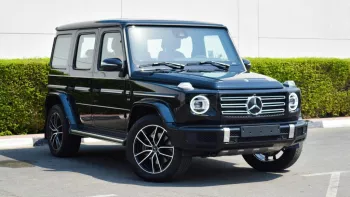 Mercedes Benz G500 OUTSIDE Black INSIDE Red MODEL 2022.