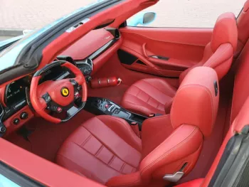 2014 Ferrari spider 458 Blue Color