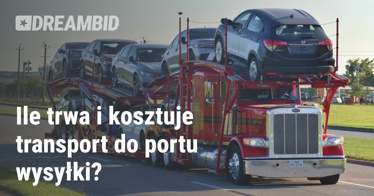Transport lądowy do portu wysyłki w USA