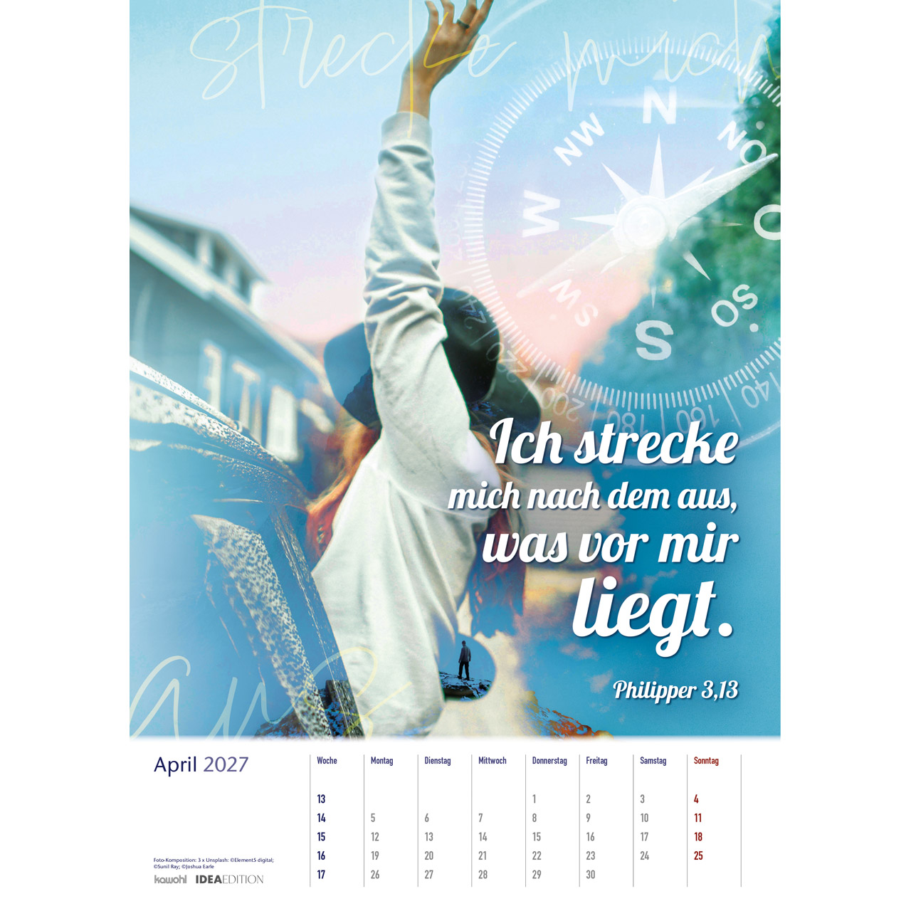 Auf seinem Weg 2027 - Wandkalender IDEA Edition