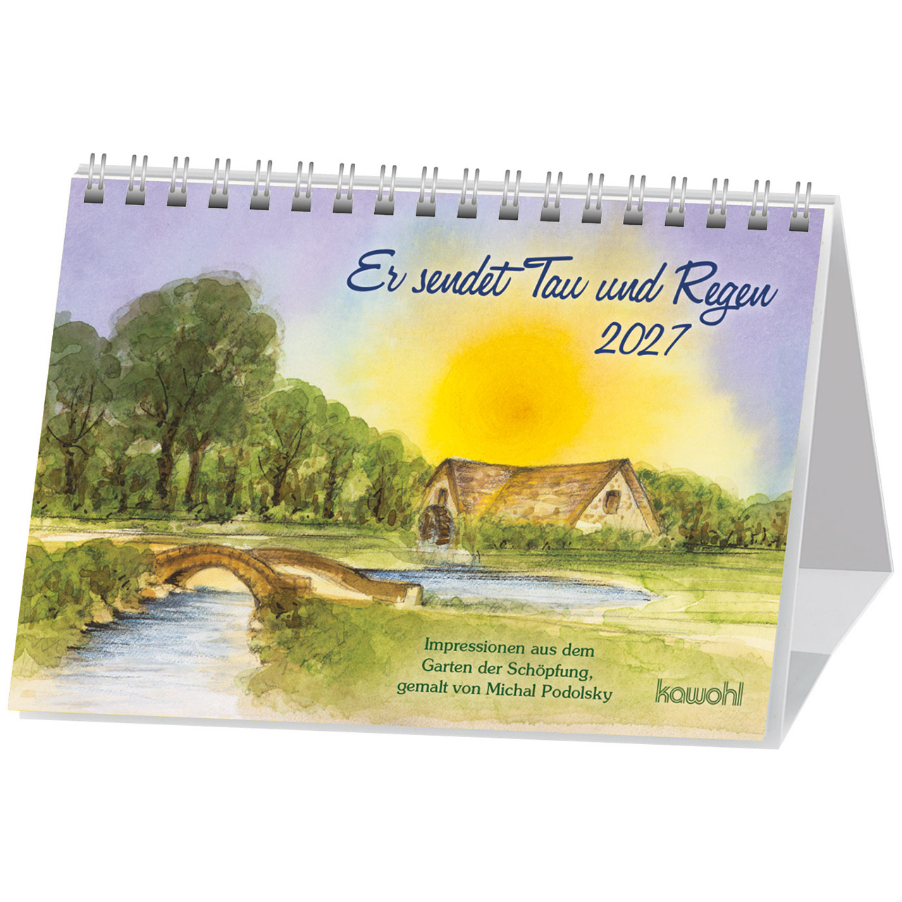 Er sendet Tau und Regen 2027 - Aufstellkalender