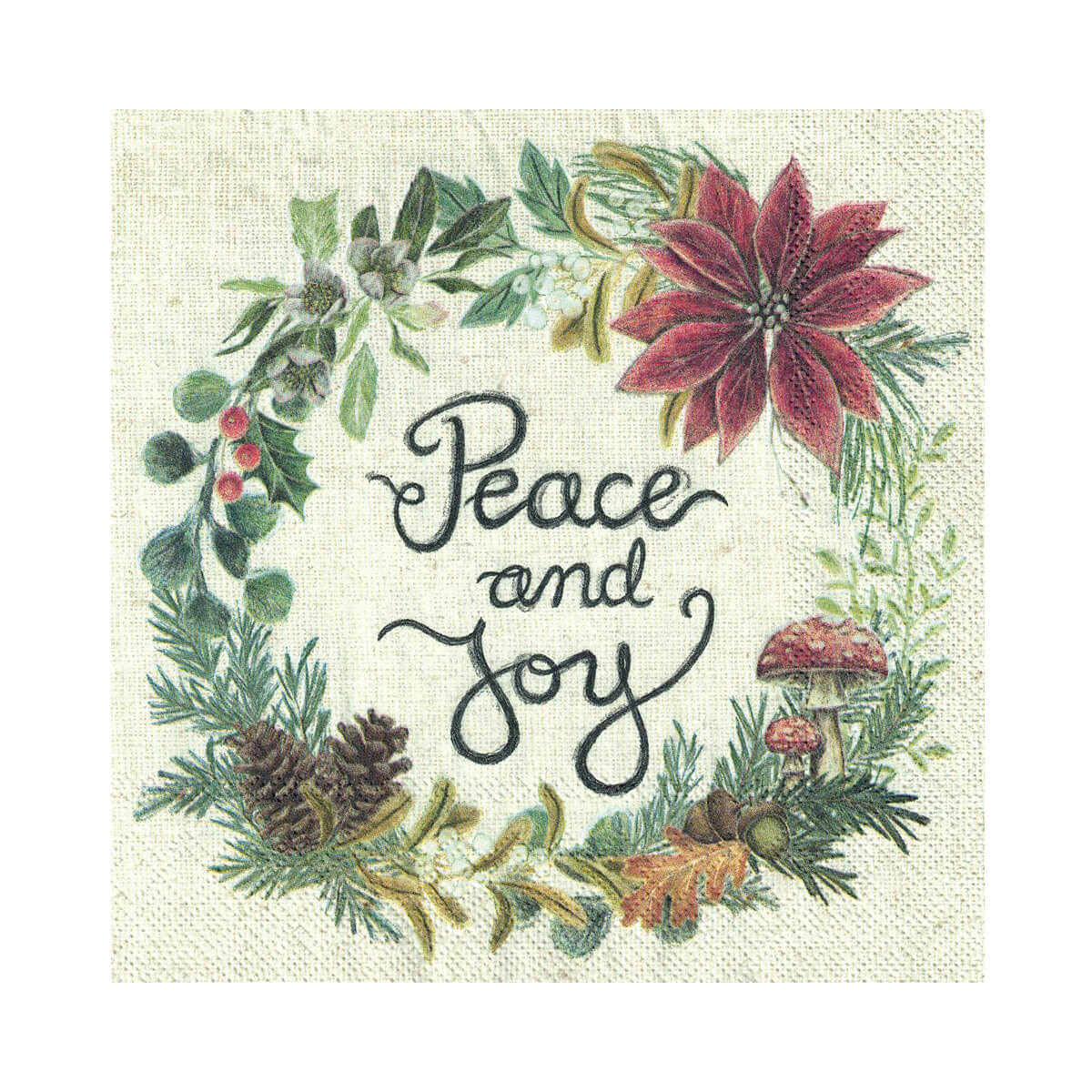Servietten 'Peace and Joy' 20 Ex.