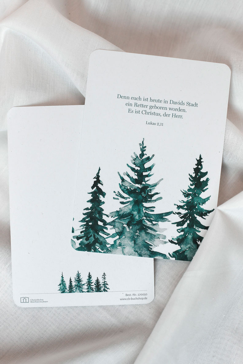 Postkarte - Denn euch ist heute ein Retter geboren (Einzelkarte)