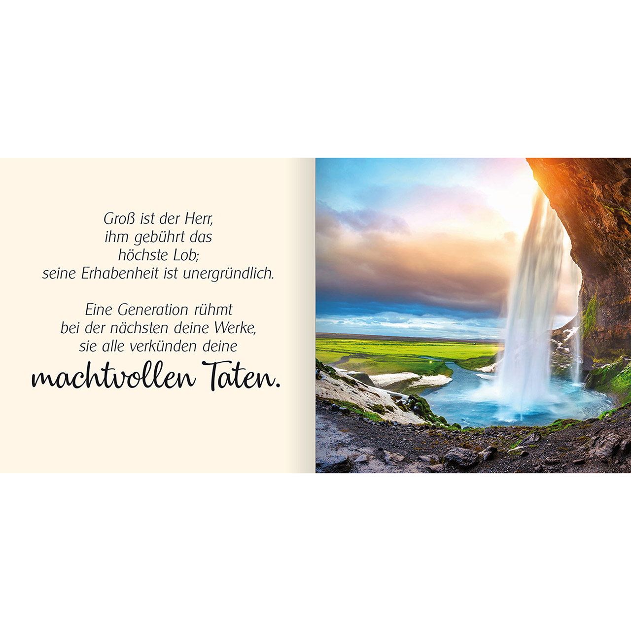 Ich schenke dir Psalm 145