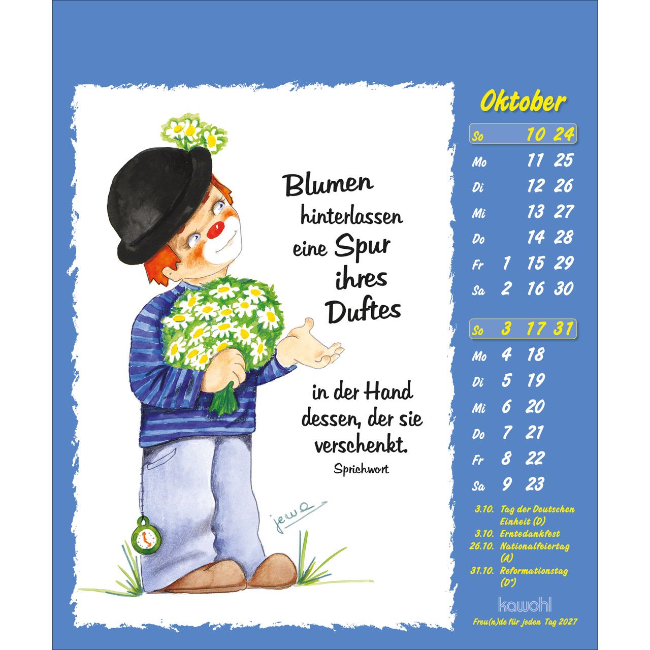 Freunde für jeden Tag 2027 - Postkartenkalender