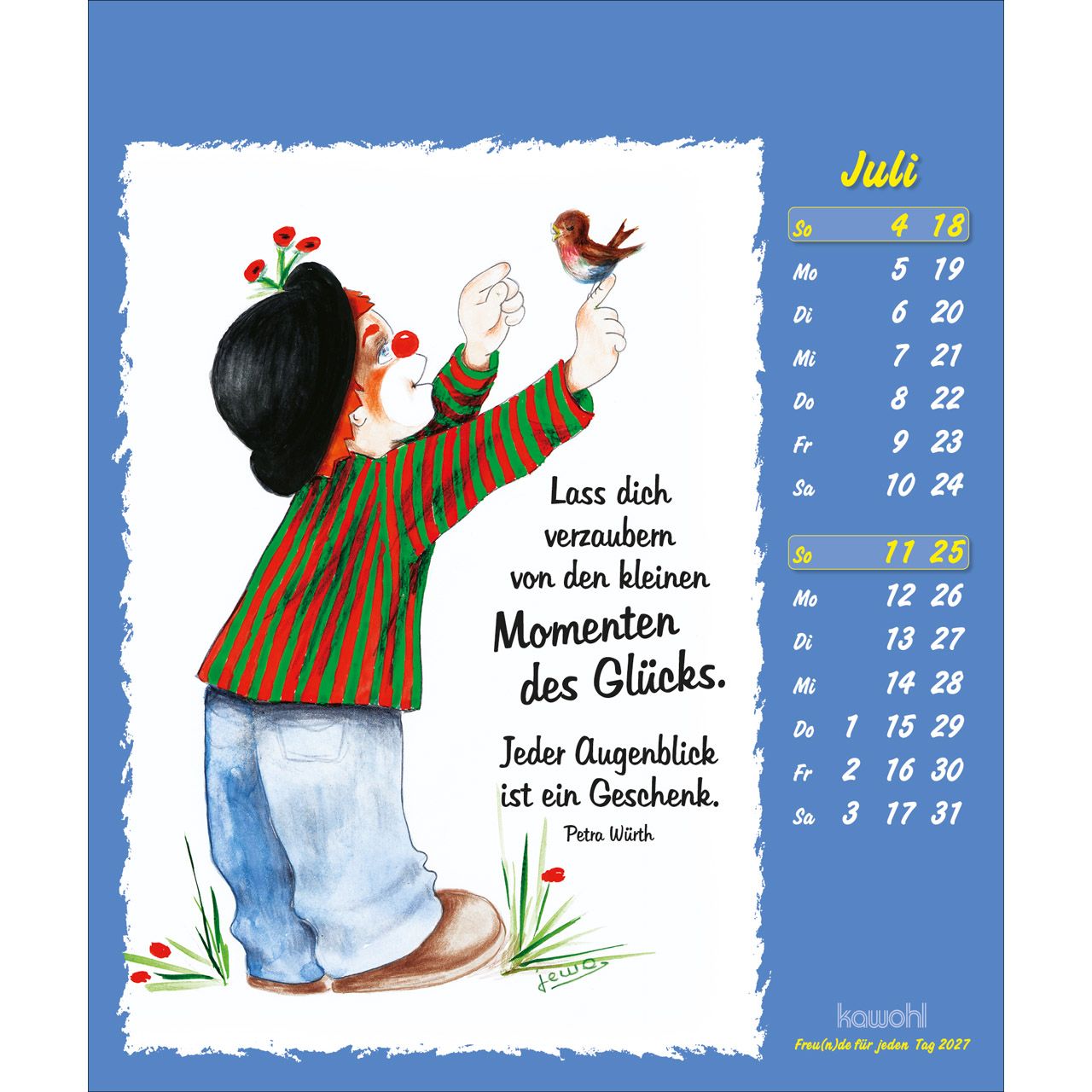 Freunde für jeden Tag 2027 - Postkartenkalender