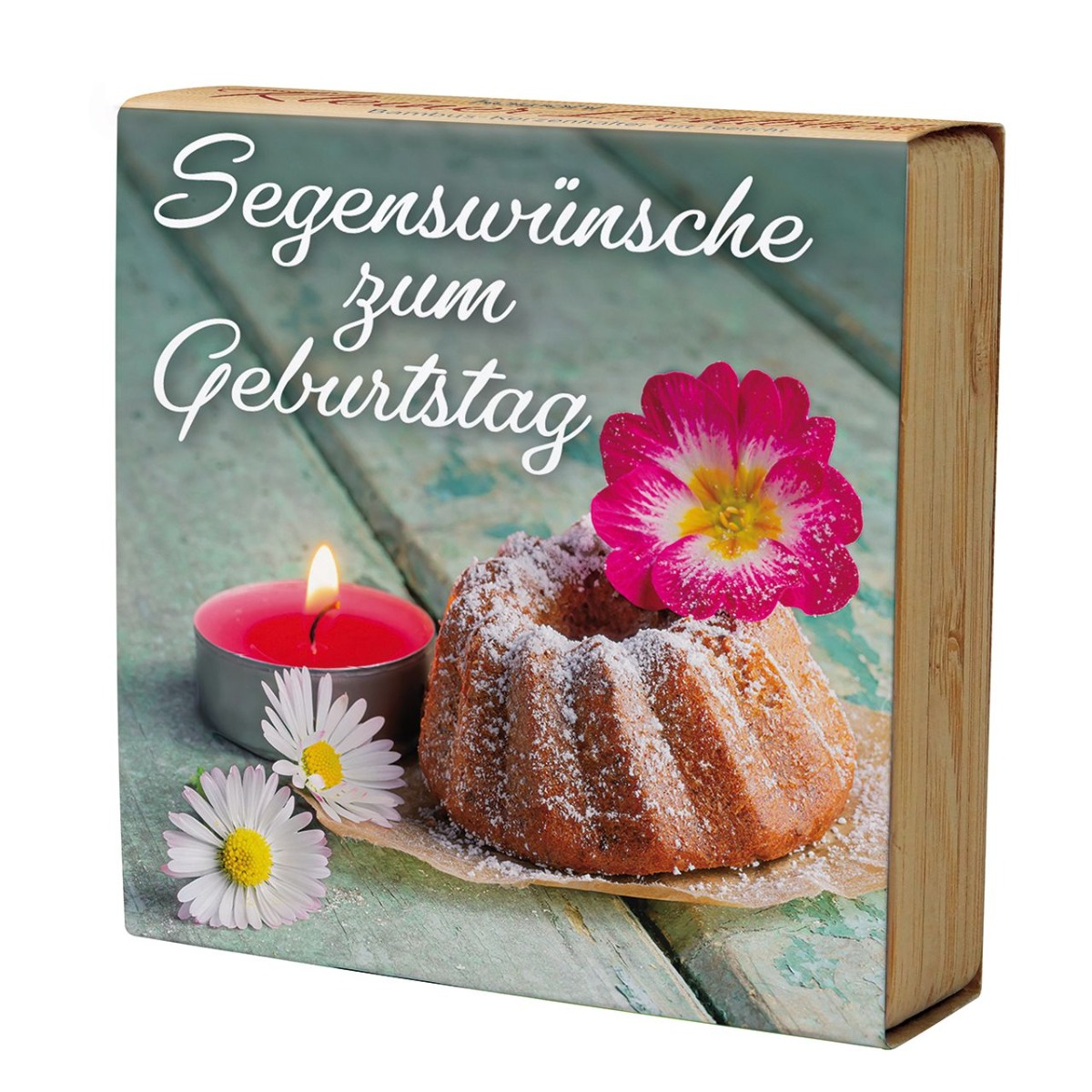 Segenswünsche zum Geburtstag - Teelichthalter
