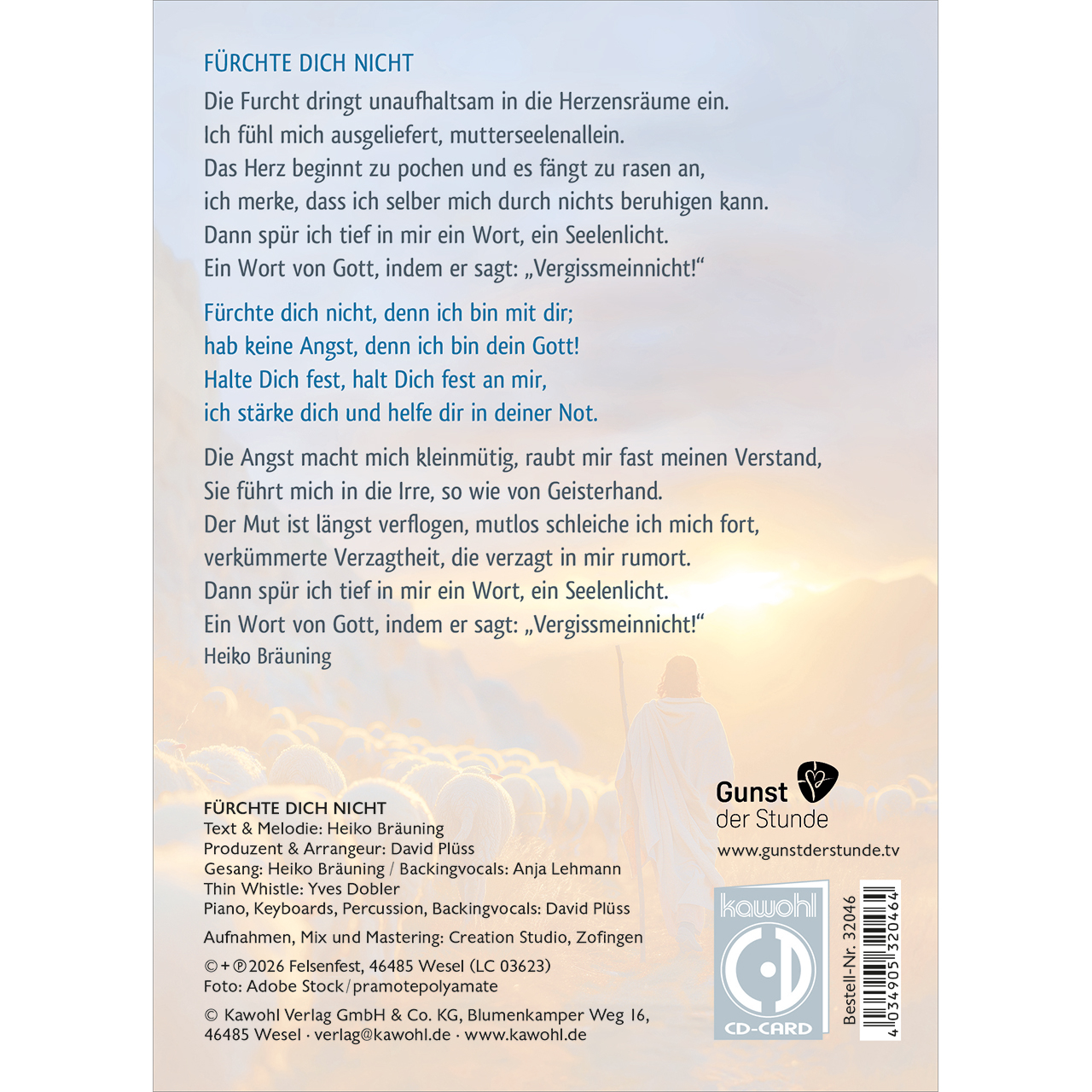 Karte mit CD zur Jahreslosung 2027