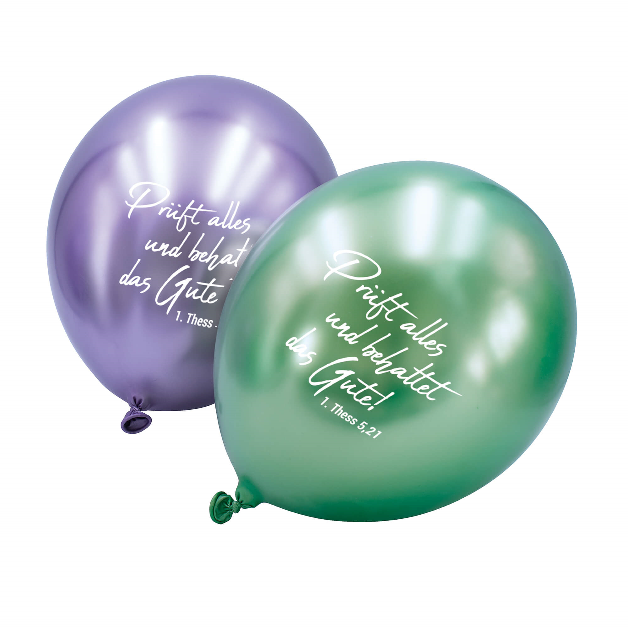 Luftballons 10er-Set 'Prüft alles und behaltet das Gute!