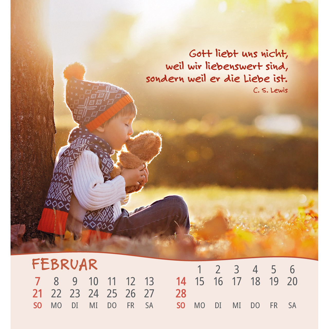 Gott hat alle Kinder lieb 2027 - Aufstellkalender
