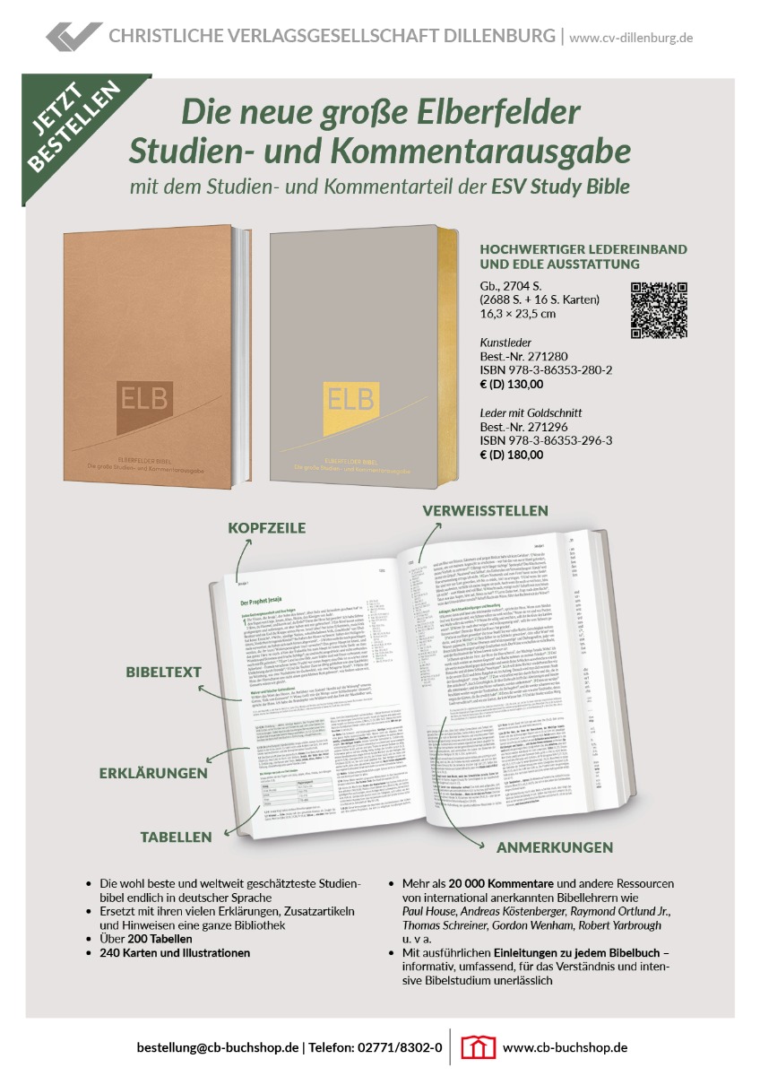 Elberfelder Bibel - Die große Studien- und Kommentarausgabe