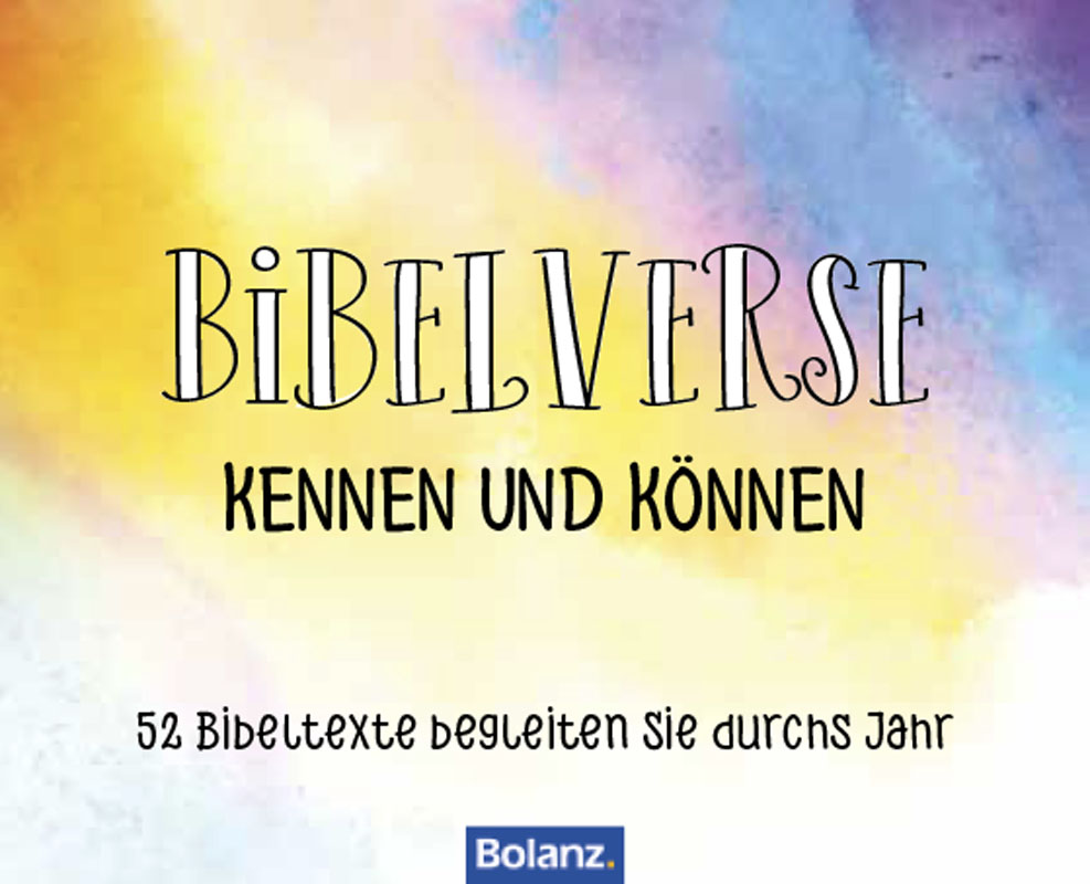 Bibelverse kennen und können