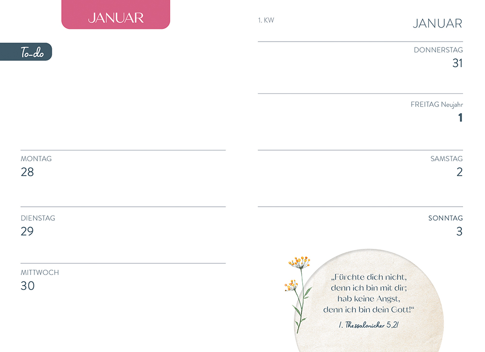 Segenstage 2027 - Taschenkalender